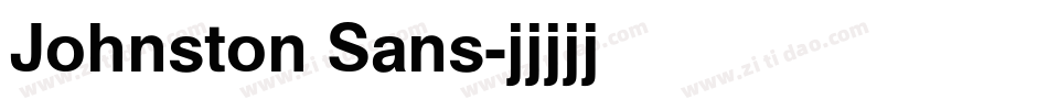 Johnston Sans字体转换